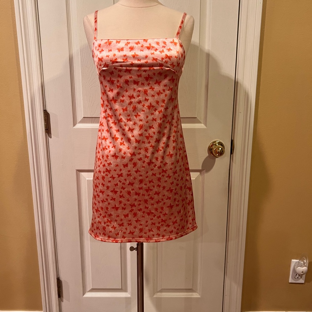 Urban Outdoor Mini Dress Butterfly Prints